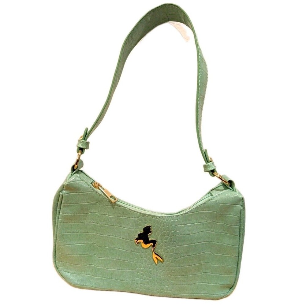 Bioworld Disney Princess Small Green Shoulder Bag Purse Handbag